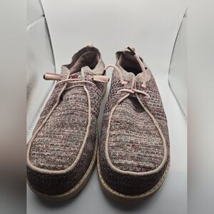 👟 LARNMERN Knit Slip-On Sneakers | Women’s US 10 | Pink Multi Casual Shoes